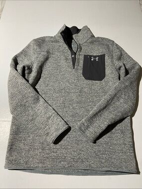 Mens Under Armour 1/4 snap Sweater Mens Sz Large